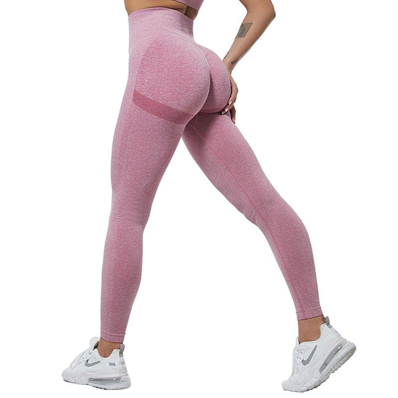 Trending Leggings - Women Seamless Smile Sexy Leggins Mujer High Waist Push Up Women's Sports Pants Gym Exercise Female Clothing (2U24)(BAP)(TBL)