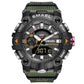 Military Watches - Men Sport Watch - New 50M Waterproof Wristwatch Stopwatch Alarm LED Light (MA9)(RW)(1U84)