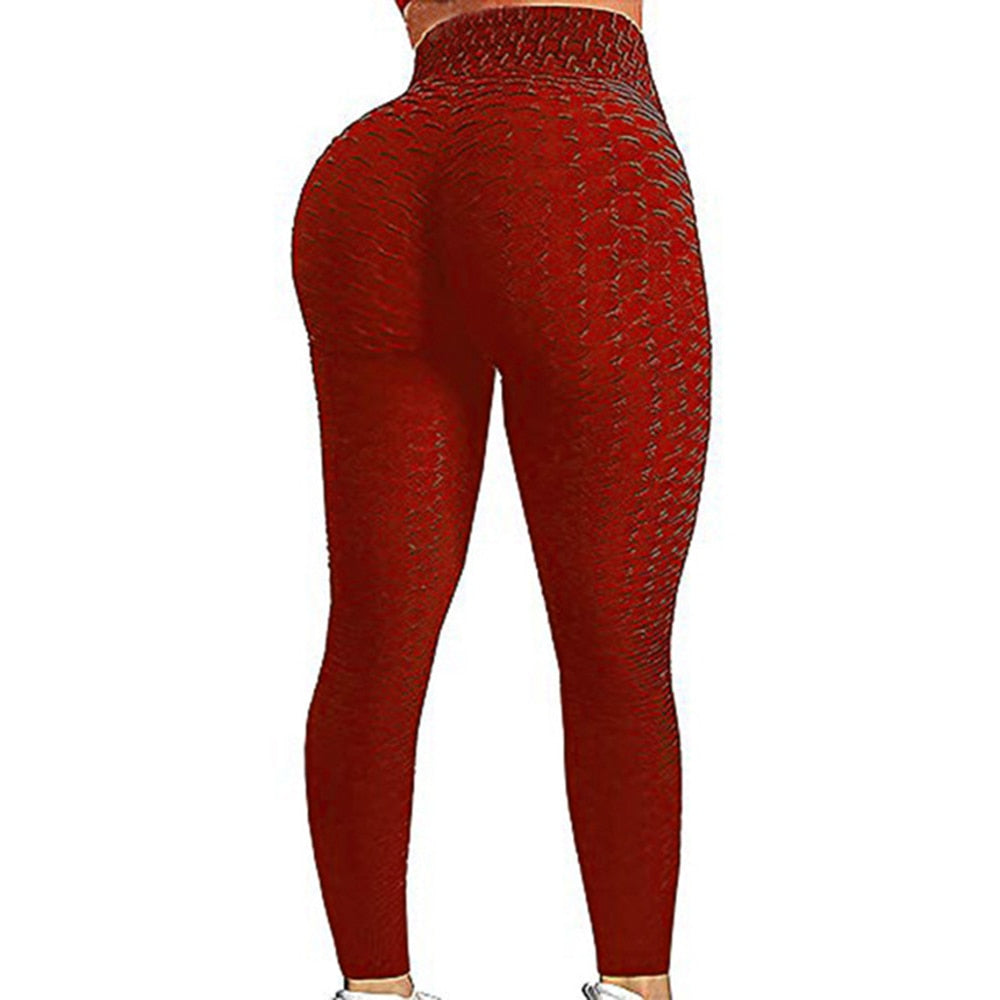 Plus Size Scrunch Leggings Women Black Anti-Cellulite Leggings - High Waist Fitness Leggings Bodybuilding Jeggings Women Pants XS-4XL (2U24)(BAP)(TBL)