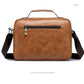 Men Briefcase Casual bag - Men Genuine Leather Shoulder Bag - Men's Messenger Bags - Crossbody Handbag (3MA1)(LT4)(1U78) - Deals DejaVu