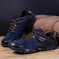 Great Casual Men Shoes Outdoor Leather Lace-up Mans Sneaker - Autumn Black Male Slip Anti-skid Walking Footwear Plus Size 38-46 (MSC3)(MCM)(1U16)(1U12)(MSC2A) - Deals DejaVu