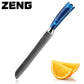 New Japanese Kitchen Knives Laser Damascus Pattern Chef Knife Sharp Santoku Cleaver Slicing Utility Knives Tool (AK5)(1U61)