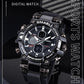 Sport Watches - Men Watch Military Army 50M Waterproof Auto Date Alarm Clock 8027 Quartz (MA9)(RW)(1U84)