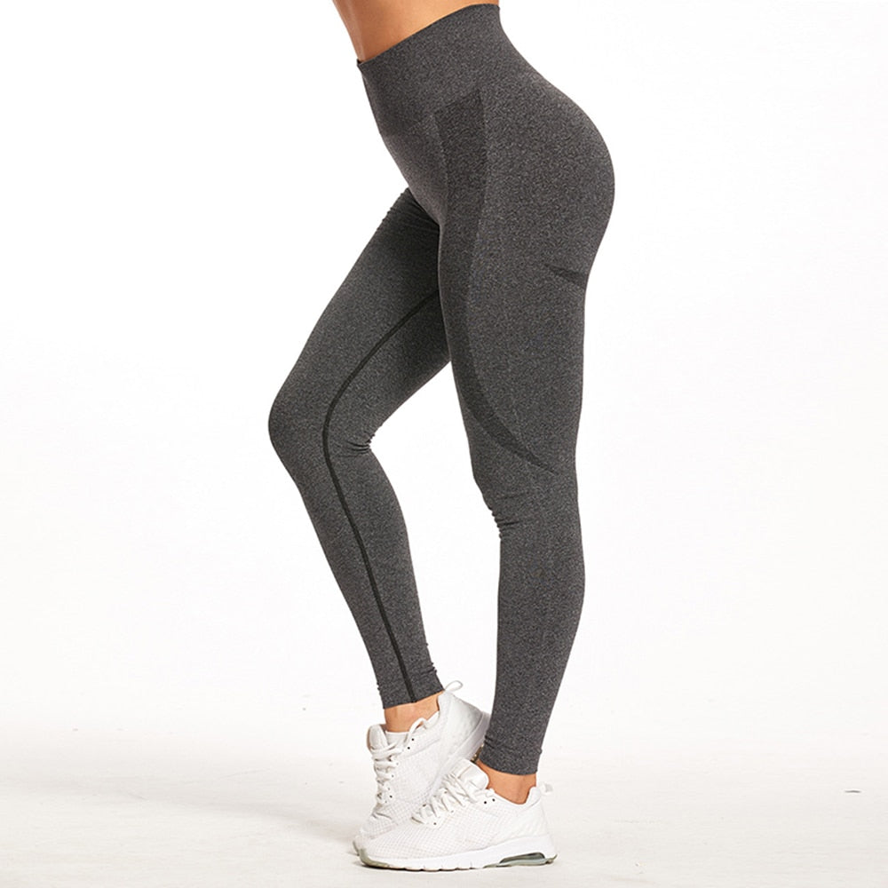 Trending Leggings - Women Seamless Smile Sexy Leggins Mujer High Waist Push Up Women's Sports Pants Gym Exercise Female Clothing (2U24)(BAP)(TBL)