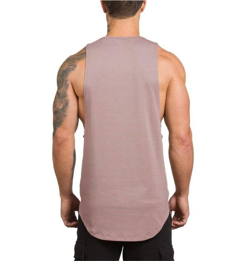 Top Brand gyms clothing - Men Bodybuilding and Fitness Stringer Tank Top Vest sportswear Undershirt -Muscle workout Singlets (TM7)(1U101)(1U100)