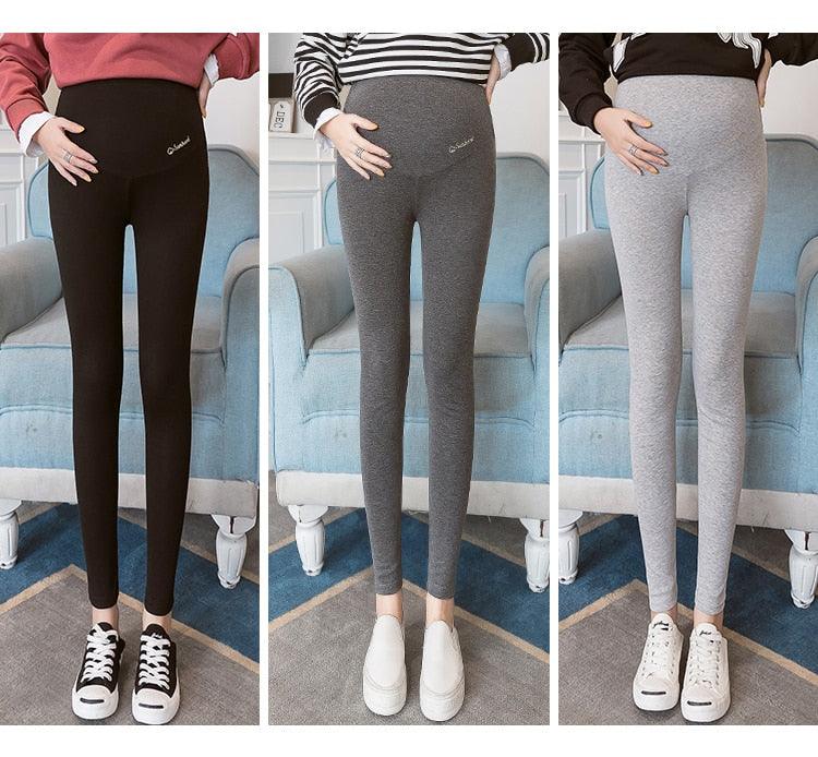 Amazing Woman Plus Size Pants - Pregnant Pregnancy Adjustable Waist Soft Slim Elastic Leggings (2Z7)(7Z2)(1U4)