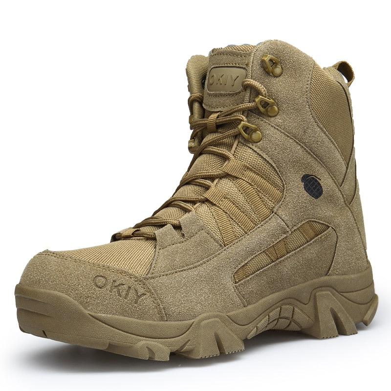 New Footwear Military Tactical Mens Boots Special Force Leather Desert Combat Ankle Boot Army Men Shoes Plus Size 39-46 (MSB1)(MSF6)(MSB4) - Deals DejaVu