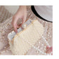 Great Luxury Pearl Evening Hand Bag - Women Handmade Beading Banquet Handbag -Bridal Wedding Dinner Party Day Clutch Phone Wallet (WH1)(WH6)(1U43) - Deals DejaVu