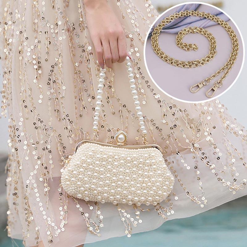 Great Luxury Pearl Evening Hand Bag - Women Handmade Beading Banquet Handbag -Bridal Wedding Dinner Party Day Clutch Phone Wallet (WH1)(WH6)(1U43) - Deals DejaVu
