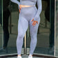 Trending High Waist Leggings - Women Smile Seamless Leggins Push Up Indoor Sport Fitness Running Pants - Elastic Trousers Gym Slim Pants (2U24)(BAP)(TBL)