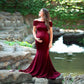 Beautiful Cotton Slim Trailing Shoulderless Maternity Dress - Pregnancy Women Maxi Gown Pregnant Photo Shoot Photography Props Clothes (Z6)(1Z1)(2Z1)(3Z1)(7Z1) - Deals DejaVu