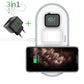 3 in1 Wireless Charger for iPhone 11 Pro X XS Max XR for Apple Watch 5 4 3 2 AirPods Pro Fast Charger Stand (D50)(RS7)(RS8)