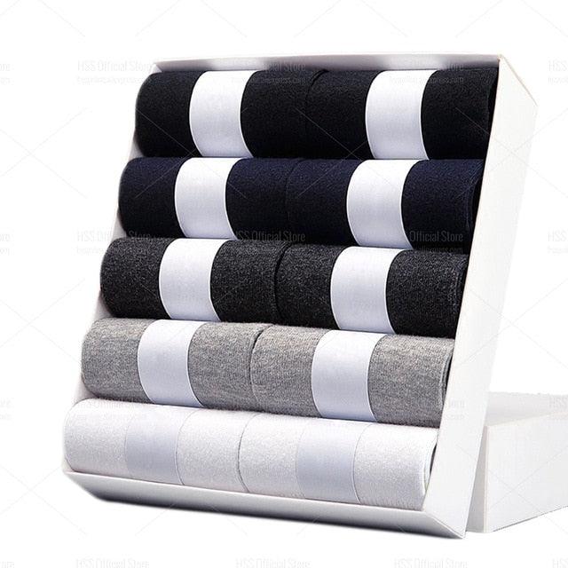 Men's Cotton Socks - Business Men's Socks - Soft Breathable Summer Winter Socks (D9)(TG8)(T6G)