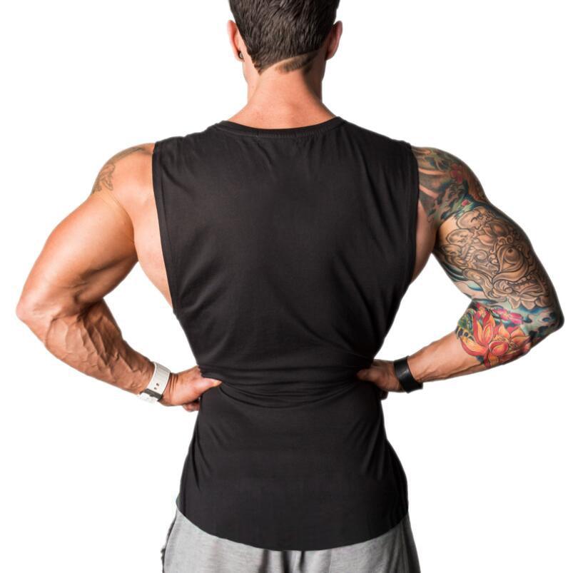 Fitness Men Tank Top Bodybuilding Stringers Tank Tops - Singlet Brand gyms Clothing cotton Sleeveless Shirt - muscle tops (TM7)(1U101)(1U100)