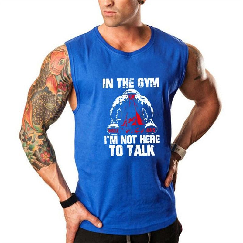 Fitness Men Tank Top Bodybuilding Stringers Tank Tops - Singlet Brand gyms Clothing cotton Sleeveless Shirt - muscle tops (TM7)(1U101)(1U100)