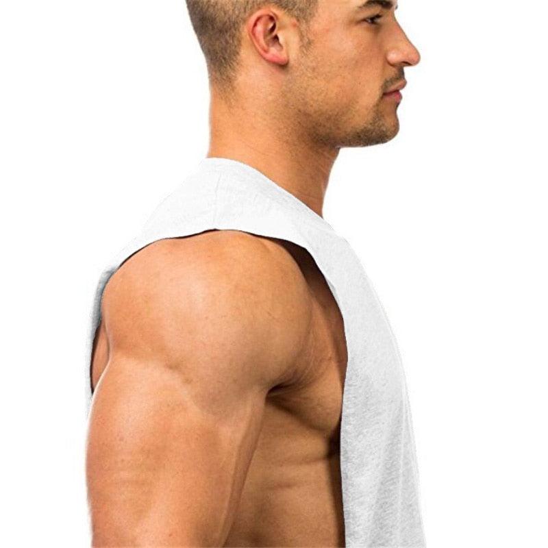 Real Muscle guys Mens Casual Loose Fitness Tank Tops -Male Summer Open side Sleeveless Active Muscle Shirts Vest Undershirts (TM7)(1U101)(1U100)