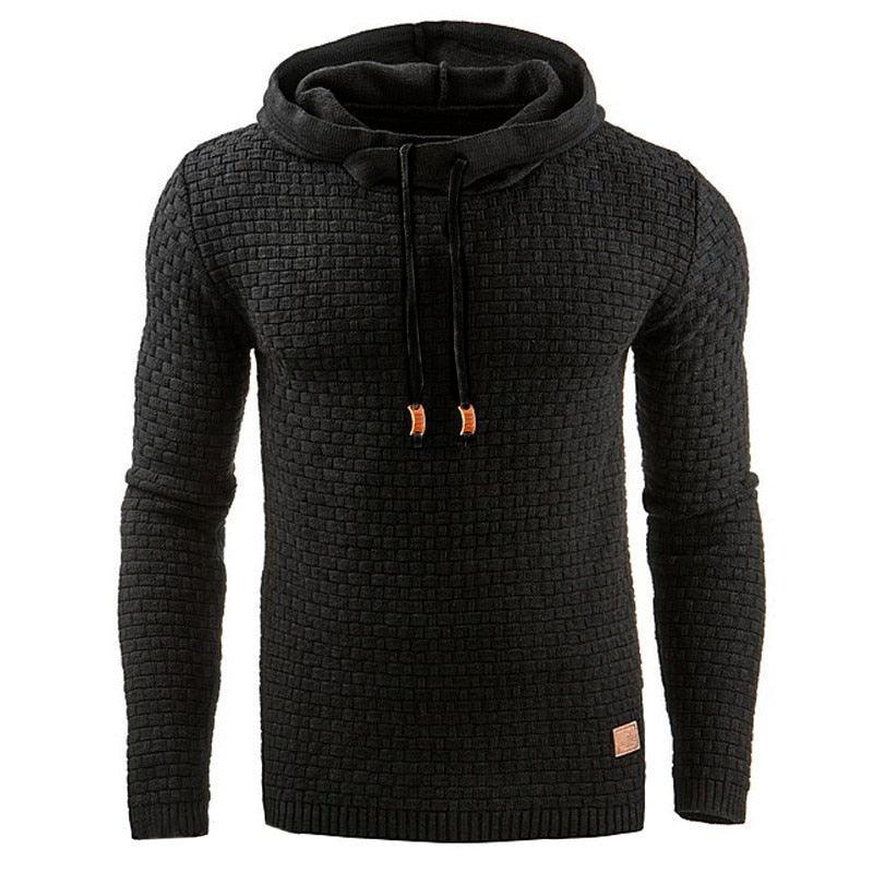 Fashion Hoodies - Men Male Long Sleeve Solid Color Hooded - Sweatshirt Mens Hoodie Tracksuit Sweat Coat Casual Sportswear (TM5)(CC1)(1U100)