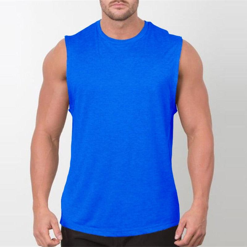 Great Brand New Plain Tank Top -Men Bodybuilding singlet Gyms - Stringer Sleeveless Shirt Blank Fitness Clothing (TM7)(1U101)(1U100)