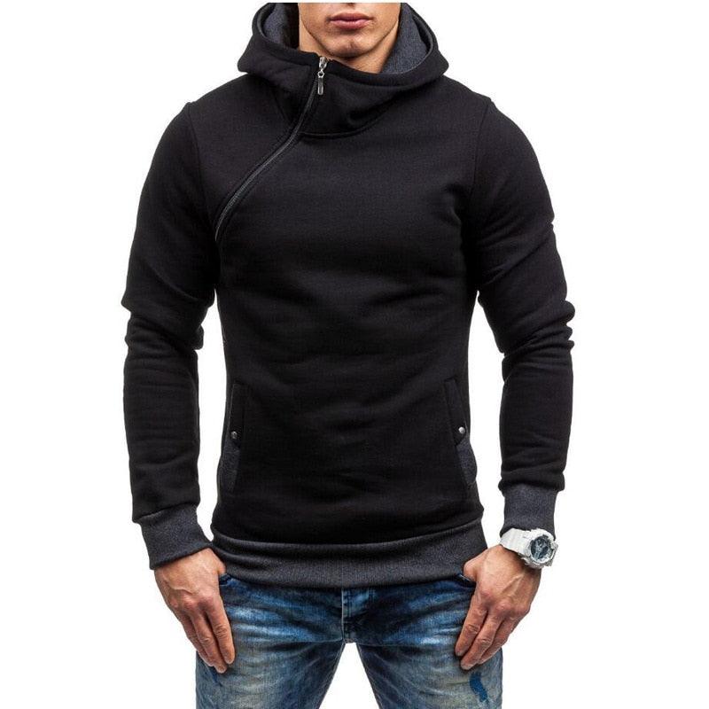 New Autumn Fashion Zipper Hoodie - Hooded Hot Sale Casual Slim Mens Sweatshirt -Comfortable Hoodies Streetwear Men (TM5)(CC1)(1U100)