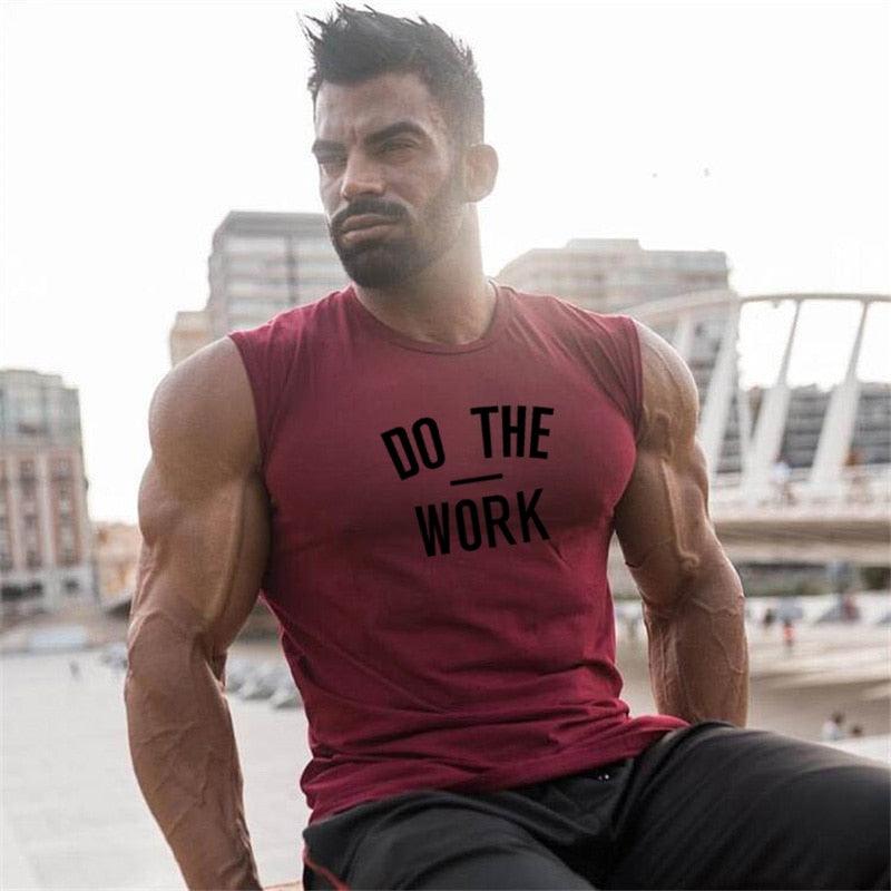 Muscle guy Brand Gyms Clothing Workout Sleeveless Shirt - Tank Top Men Bodybuilding Fitness - Mens Sportwear (TM7)(1U101)(1U100)