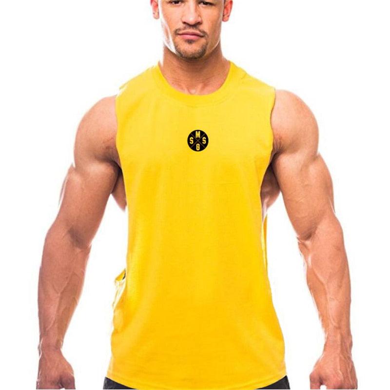 Real Muscle guys Mens Casual Loose Fitness Tank Tops -Male Summer Open side Sleeveless Active Muscle Shirts Vest Undershirts (TM7)(1U101)(1U100)