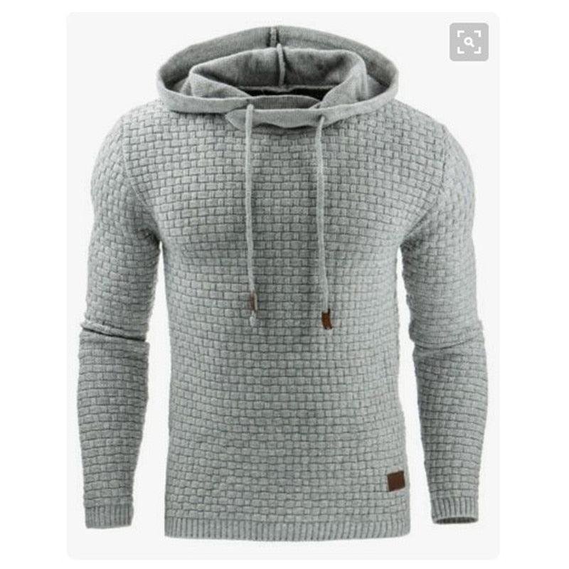 Fashion Hoodies - Men Male Long Sleeve Solid Color Hooded - Sweatshirt Mens Hoodie Tracksuit Sweat Coat Casual Sportswear (TM5)(CC1)(1U100)