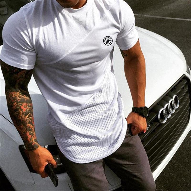 Great Brand Mens muscle T shirt - bodybuilding fitness men tops - cotton singlets Plus Big size TShirt (TM8)(1U8)(TM7)(1U101)(1U100)