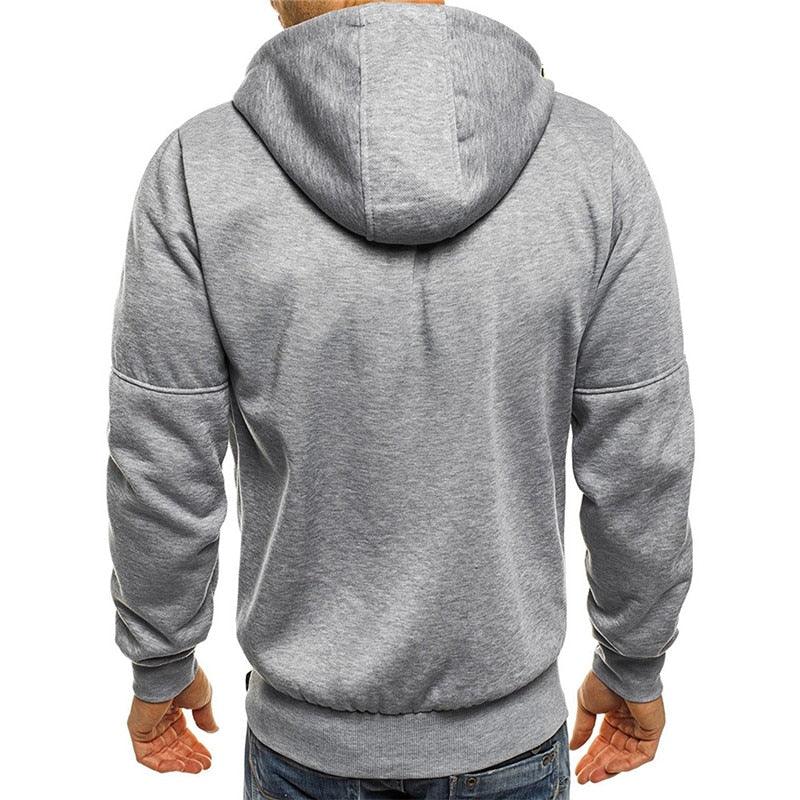 Spring Men's Jackets Hooded Coats - Casual Zipper Sweatshirts Male Tracksuit Fashion Jacket Mens Clothing Outerwear (TM5)(CC1)(1U100)
