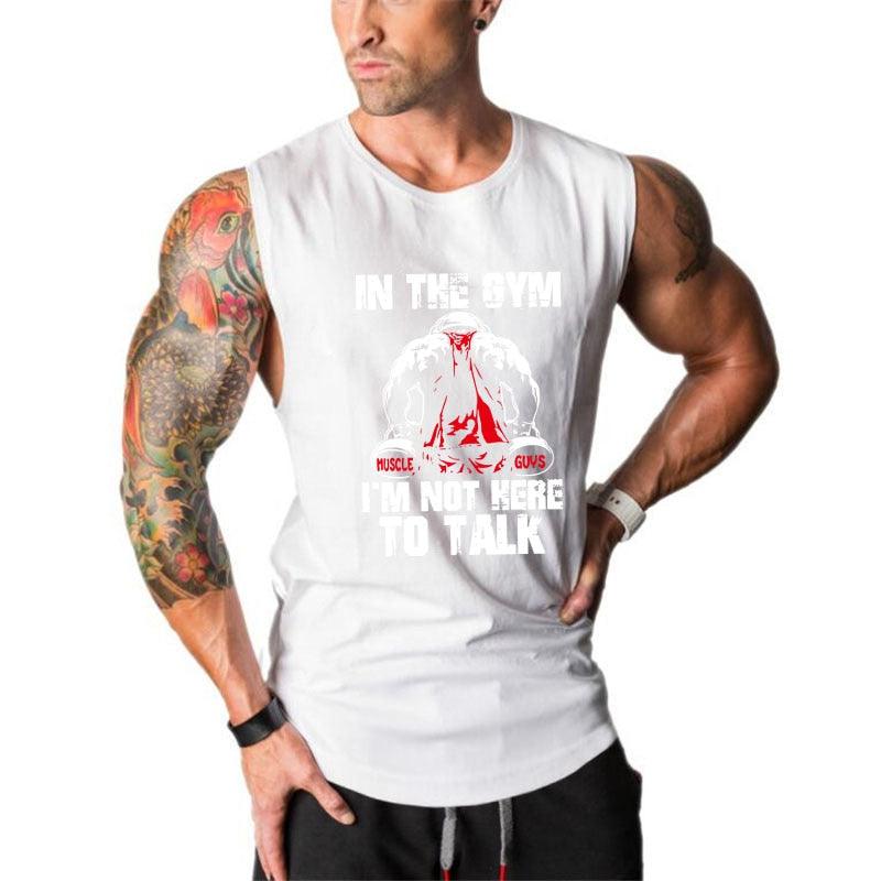 Fitness Men Tank Top Bodybuilding Stringers Tank Tops - Singlet Brand gyms Clothing cotton Sleeveless Shirt - muscle tops (TM7)(1U101)(1U100)