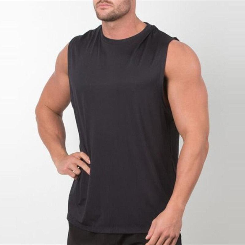 Great Brand New Plain Tank Top -Men Bodybuilding singlet Gyms - Stringer Sleeveless Shirt Blank Fitness Clothing (TM7)(1U101)(1U100)