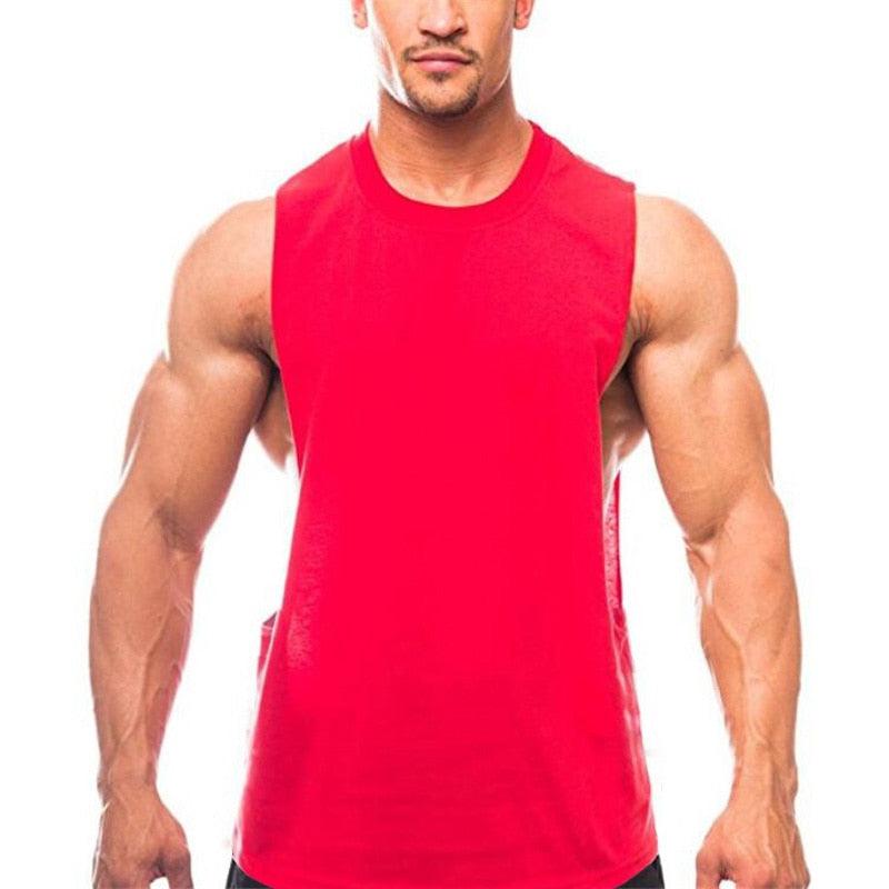 Great Brand New Plain Tank Top -Men Bodybuilding singlet Gyms - Stringer Sleeveless Shirt Blank Fitness Clothing (TM7)(1U101)(1U100)