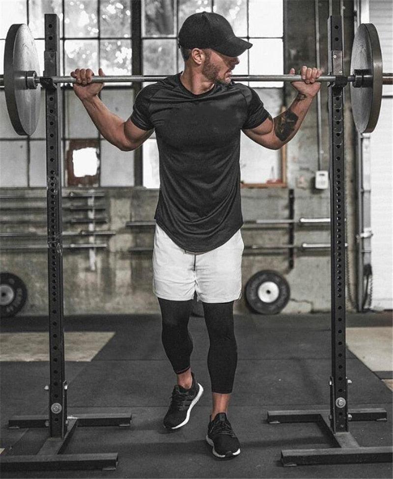 Mesh T-Shirt Clothing - Tight Gyms Mens Summer New Brand - Tops Tees Homme Solid Quick Dry Bodybuilding Fitness Tshirt (TM8)(1U8)(TM7)(1U101)(1U100)