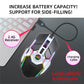 2.4G Wireless Mouse USB Optical RGB Light Silent Rechargeable Ergonomic Gaming Mice 2400DPI For Laptop PC Notebook Game (CA1)
