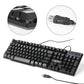 R8 Mechanical Gaming Keyboard 104 Keys Russian English Backlight Waterproof Anti-Skid Gamer Keyboard (CA1)(F52)