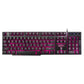 R8 Mechanical Gaming Keyboard 104 Keys Russian English Backlight Waterproof Anti-Skid Gamer Keyboard (CA1)(F52)