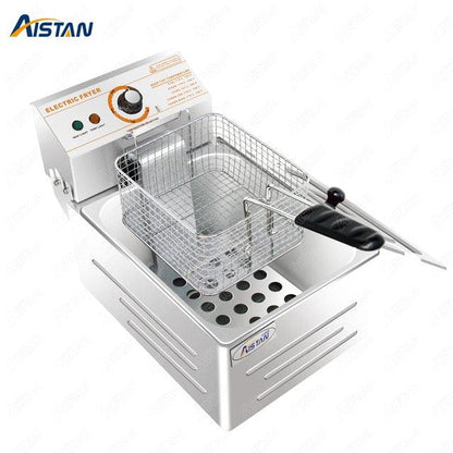 HY81/HY82 Commercial Deep Fryer - Machine Electric Dual Deep Fryer - Oven Stainless Steel Oil Fryer with Thermostat Baskets (H3)(F59)