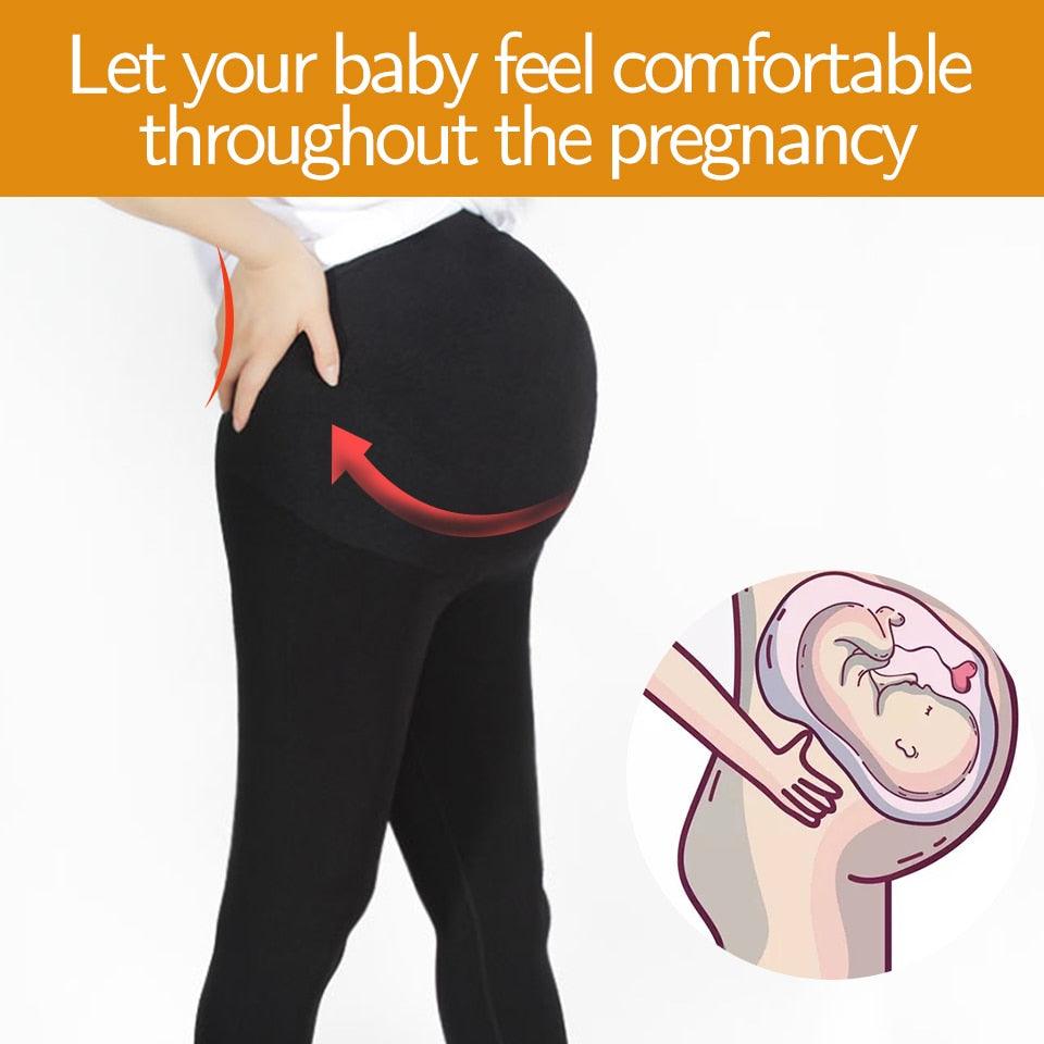 Nice High Waist pregnancy Leggings - Skinny Maternity clothes for pregnant women - Belly Support Knitted Leggings - Body Shaper Trousers (D6)(2Z7)(F6)(1U4)(7Z2) - Deals DejaVu