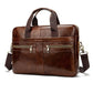 New Vintage Leather Men Bag - Genuine Leather Messenger Bag - Men Shoulder Bags Male Laptop Briefcase Bag Casual Men Handbag (3MA1)(LT4)(1U78) - Deals DejaVu