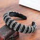 Thick Sponge Velvet Hairbands - Luxury Colored Rhinestones Wild Gorgeous Headband (1U88)