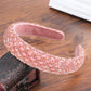 Thick Sponge Velvet Hairbands - Luxury Colored Rhinestones Wild Gorgeous Headband (1U88)