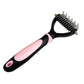 Hair Remove Comb Dogs Knotted Grooming Slicker Trimming Shedding Brush Grooming Tool (9W1)