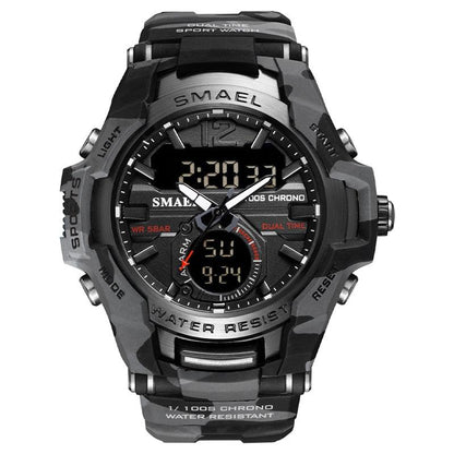 Men Watches - Sport Watch Waterproof 50M Wristwatch Relogio Masculino Militar 1805 Men's Clock (MA9)(RW)(1U84)