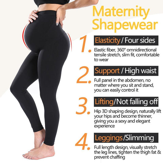 Nice Maternity Leggings - High Waist Belly Support - Leggings for Pregnant Women - Pregnancy Skinny Pants Body Shaping Postpartum Trousers (D6)(2Z7)(F6)(1U4)(7Z2) - Deals DejaVu