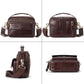Great Men Shoulder Bag - men genuine Leather Shoulder Bags - Men Handbags Capacity Soft Leather Bag For Man Messenger Bags Tote Bag (3MA1)(LT4)(1U78) - Deals DejaVu