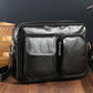 Amazing Vintage Men Genuine Leather Shoulder Bag - Mens Messenger Bags - Male Crossbody Handbag Tote Bags Business Casual Bags For Men (3MA1)(LT4)(1U78) - Deals DejaVu