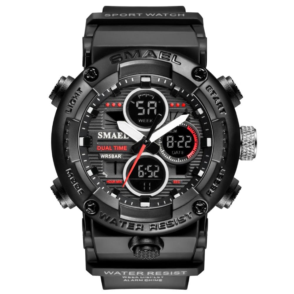 Sport Watch Men Waterproof LED Digital Watches - Stopwatch 8038 - Men Watches Quartz (MA9)(RW)(1U84)