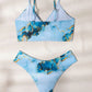 New Print Sport Bandeau Push up Bikinis - Sexy Marble Women Swimsuit High Waist Swimwear Women bathing suit Beach wear (TB8D)(1U26)(F26) - Deals DejaVu