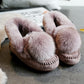 New Winter 100% Genuine Leather Real Wool Women Flats - New Fashion Female Moccasins Casual Loafers Plus Size Snow Shoes (FS)(CD)(1U40)(1U38)(1U107)
