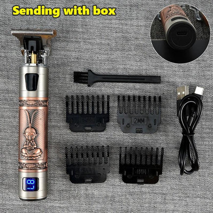 Trending USB Electric Hair Clippers Rechargeable Shaver Beard Trimmer Professional Men Hair Cutting Machine Beard Barber Hair Cut (BD6)(1U45)(F45)