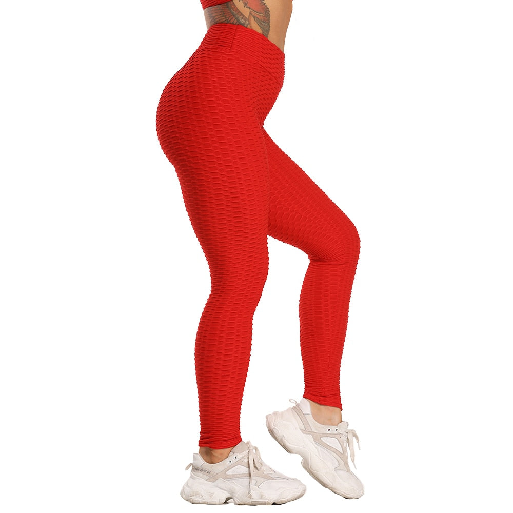 Plus Size Scrunch Leggings Women Black Anti-Cellulite Leggings - High Waist Fitness Leggings Bodybuilding Jeggings Women Pants XS-4XL (2U24)(BAP)(TBL)